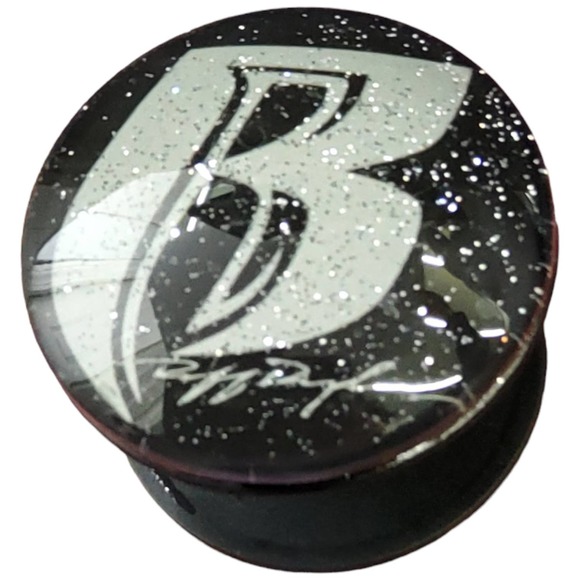 Ruff Ryders RR Phone Grip Socket Glass Cabochon Hand Made 3M Extra Holder - Picture 1 of 7